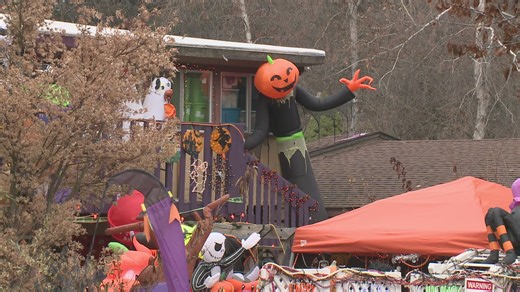 Check out this massive display from ‘The Queen of Halloween’ in Spokane Valley