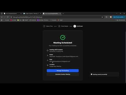 1doc booking (zoom, google meet)