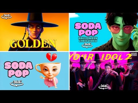 Saja Boys - Soda Pop Funny Compilation (Official Lyric Video) K-Pop Demon Hunters in 360° VR
