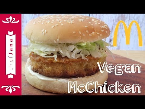 VEGAN McCHICKEN⎜1 main ingredient vegan chicken patty⎜super easy!