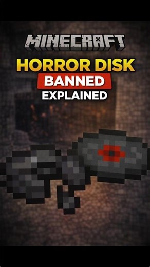 Minecraft Horror Disk 😱 | Why is this Disk banned?