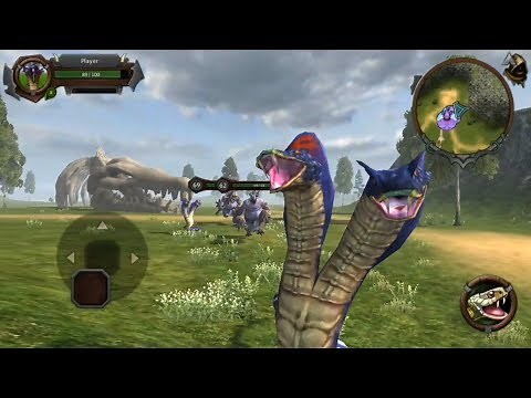 ► Snake Simulator (Yamtar Games) two headed hunter snake escape Android gameplay