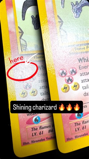Sgcardmagic on Instagram: "Shining Charizard Before / After"