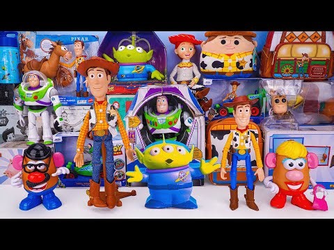 Pixar Toy Story Collection Unboxing Review | Toy Story Woody & Mr. Potato Head & Little Green Men
