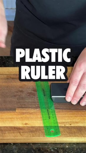 Can a Tumbler Sharpen a Plastic Ruler?