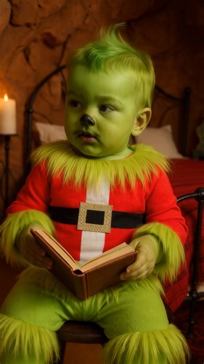 Baby Grinch 🎄 #baby #bebes #grinch #navidad #reelsvideoシ #fypシ゚ #parati | Chiquis ai