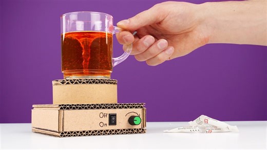 DIY magnetic stirrer works with any cup/mug