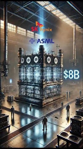 $8 BILLION for THESE ASML Machines?! #asml #skhynix #semiconductor #technology #technews #shorts #ai