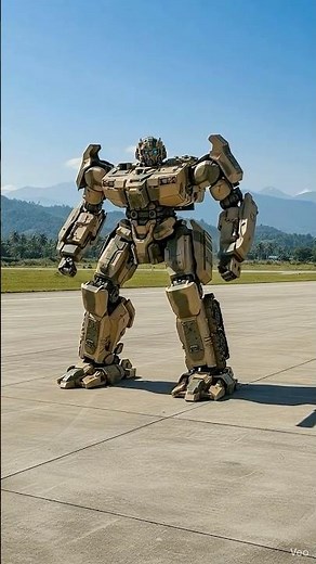 Transformation test of the military’s secret weapon (sci-fi) #robot #military
