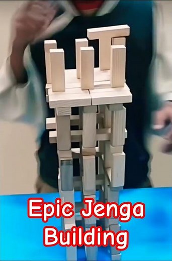 Jenga Designs in Patterns #shorts #trending #jenga #instagood #tower #youtube #dominoes #blowup #diy