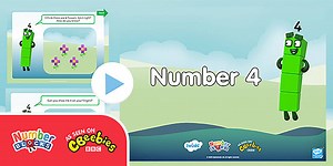Numberblocks: Number 4 Square Like Me PowerPoint