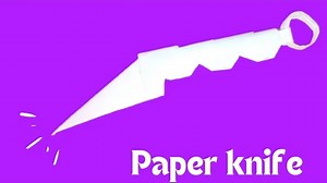 HOW TO MAKING PAPER KARAMBIT - ( how to make a paper karambit ) - Eira's Tube
