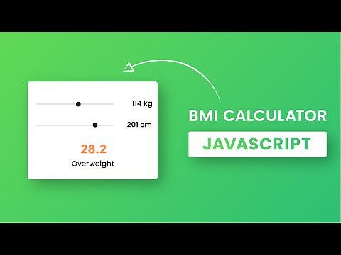 BMI Calculator With Javascript | Step By Step Javascript Project With Source Code