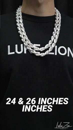 The Ultimate 10mm Rope Chain Lengths: 24 vs 26 inches