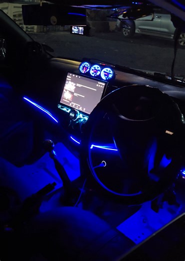 Ambient Lighting Installation for Hilux Interior