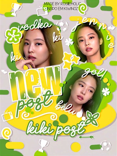 Fanmade Edit of Jennie from BLACKPINK: A Unique Font Pack