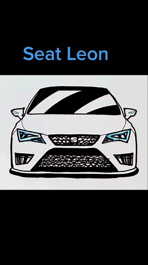 Kolay Araba Çizimi: Seat Leon ve Diğer Arabalar