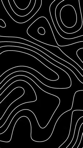 Black and White Wallpaper 4K 〰️ Topography Loop #shorts