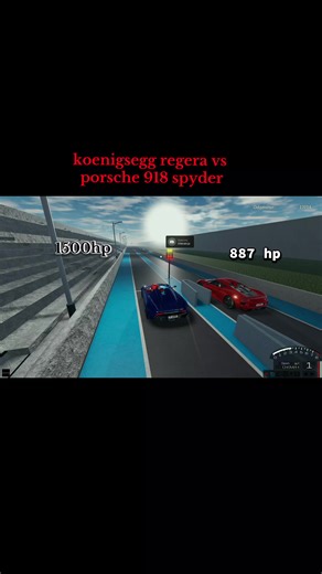 koenigsegg regera vs porsche 918 spyder game:car driving simulator roblox #roblox #love #koenigsegg #2025 #koenigsegg