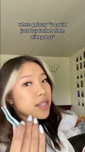 Reaction to false lashes from AliExpress | Will always choose doe #shorts