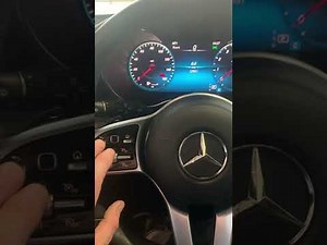 How to reset the service light on the Mercedes GLC.