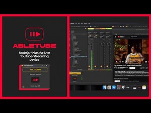 I have made a full Browser for YouTube inside Ableton Live .
