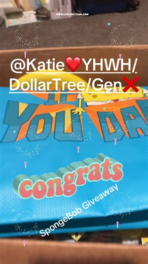 #The winner of the SpongeBob giveaway is @Katie ❤️YHWH/DollarTree/Gen❌ congratulation!! I will Dm you to get your information!!