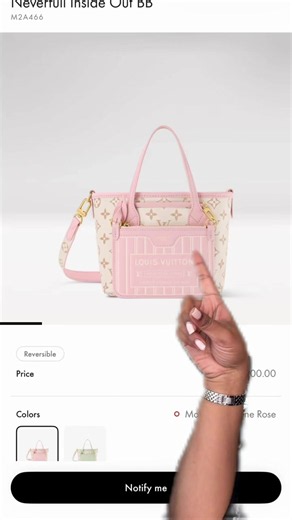 Pink and Dune Inside-Out Neverfull BB discussion