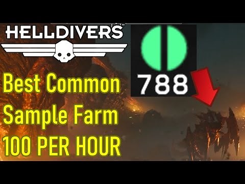 Helldivers 2 common sample farm, how to farm samples FAST, best sample farm solo
