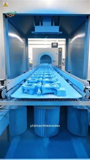 Powder Coating Line – Spray Booth to Curing Oven Flow