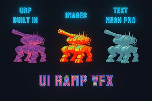 UI RAMP VFX – Stylized Color Gradient Shader for UI | VFX | Unity Asset Store