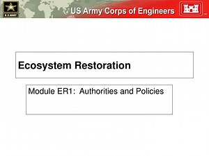 Ecosystem Restoration - SlideServe