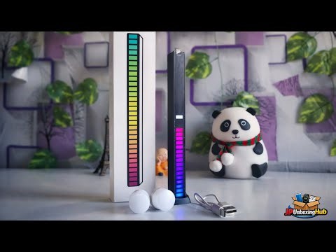 RGB Sound Reactive Light Bar unboxing 🥊🔥Level up your gaming & training mood with beat sync lights!💯
