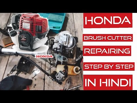 How To Repair Brush Cutter Honda Engine Starting Problem Model No UMK 435T