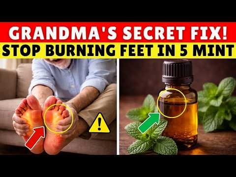 RUB THIS ON FEET! Stops Burning Pain in 5 Minutes!
