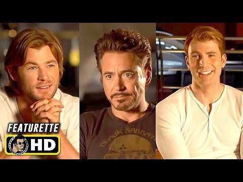 THE AVENGERS (2012) Original Cast Interviews [HD] Robert Downey Jr., Chris Hemsworth