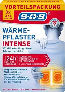 SOS Wärme-Pflaster INTENSE, XXL Wärmepflaster für Rückenschmen,1x3 Stk., neu&ovp | eBay