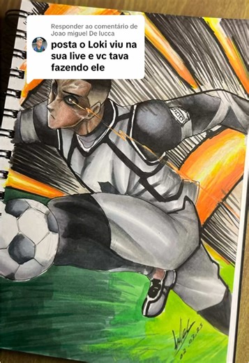 Sketching Loki from Blue Lock: A Step-by-Step Guide