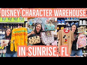 DISNEY CHARACTER WAREHOUSE Merchandise Tour in SUNRISE, FL | August 2022 | Disney Outlet Store