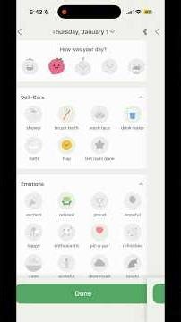 Love my little beans! @DailyBean #dailybean #habittracker #journalapp #journalapp #journaling
