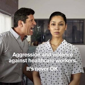 Up to 95% of healthcare workers experience violence and aggression. | WorkSafe Victoria
