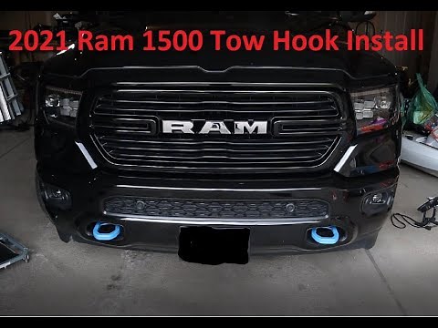 Installing Tow Hooks on my 2021 Ram 1500