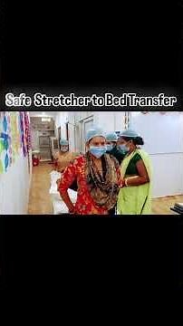 Safe Patient Handling | Stretcher to Bed Procedure🛏️
