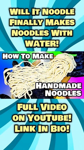 Handmade Noodles Tutorial: Making Noodles with Water