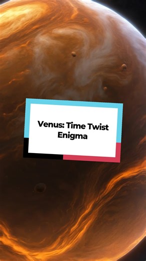 Venus: Time Twist Enigma... #Venus #SolarSystem