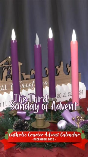 It's the third Sunday of Advent, and our digital Advent calendar continues with a special reading given by the Office of Evangelization and Catechesis of the Diocese of Rochester. Find it at catholiccourier.com/adventcalendar2023 and click on Dec. 17. #adventcalendar2023 #adventcalendar #advent #countdowntochristmas #catholicfaith | Catholic Courier