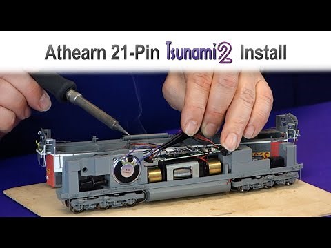 TSU-21PNEM8 install into an Athearn SD70M
