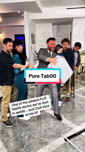 Codi Vore has a wild imagination! #codivore #puretaboo #ontheset #littlepuck #sethgamble #tommypistol #robbyapples #danielshar #bts