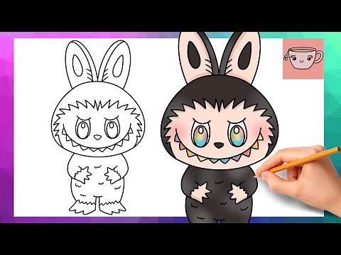 How To Draw Labubu Secret Big Into Energy | The Monsters - Pop Mart | Easy Drawing Tutorial