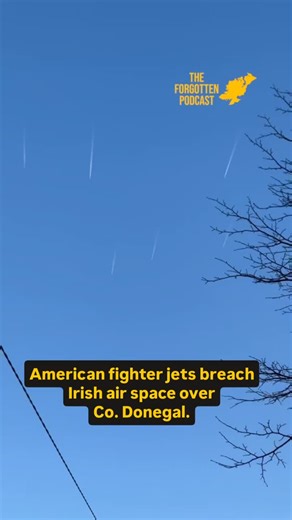 The Forgotten Podcast on Instagram: "Residents in Inishowen, Co. Donegal reported sightings of suspected military aircraft breaching Irish air space. On FlightRadar, the planes could not be seen, however refueling tankers on a similar flight path could be seen off the coast of Northern Ireland. #Donegal #Ireland #Irish #News #USA"